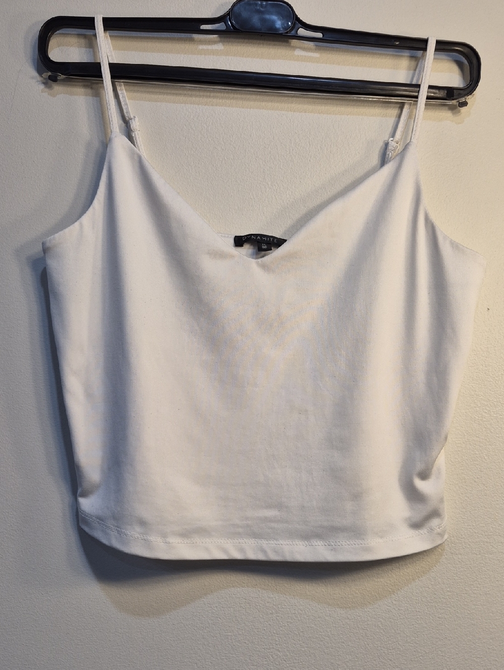 🌟 4 For $ 15 🌟 Dynamite White V-Neck Satin-Look Camisole